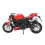 Moto giocattolo in lega in scala 1:12 rossa 17 x 9 cm 15