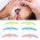 Wimperntrenner - Silikon Pink/Blau/Gelb 16