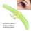 Strumento separaciglia in silicone giallo - lavabile 5