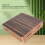 Portable Ebony Cajon Drum for Beginners with Rich Wood Pattern 4