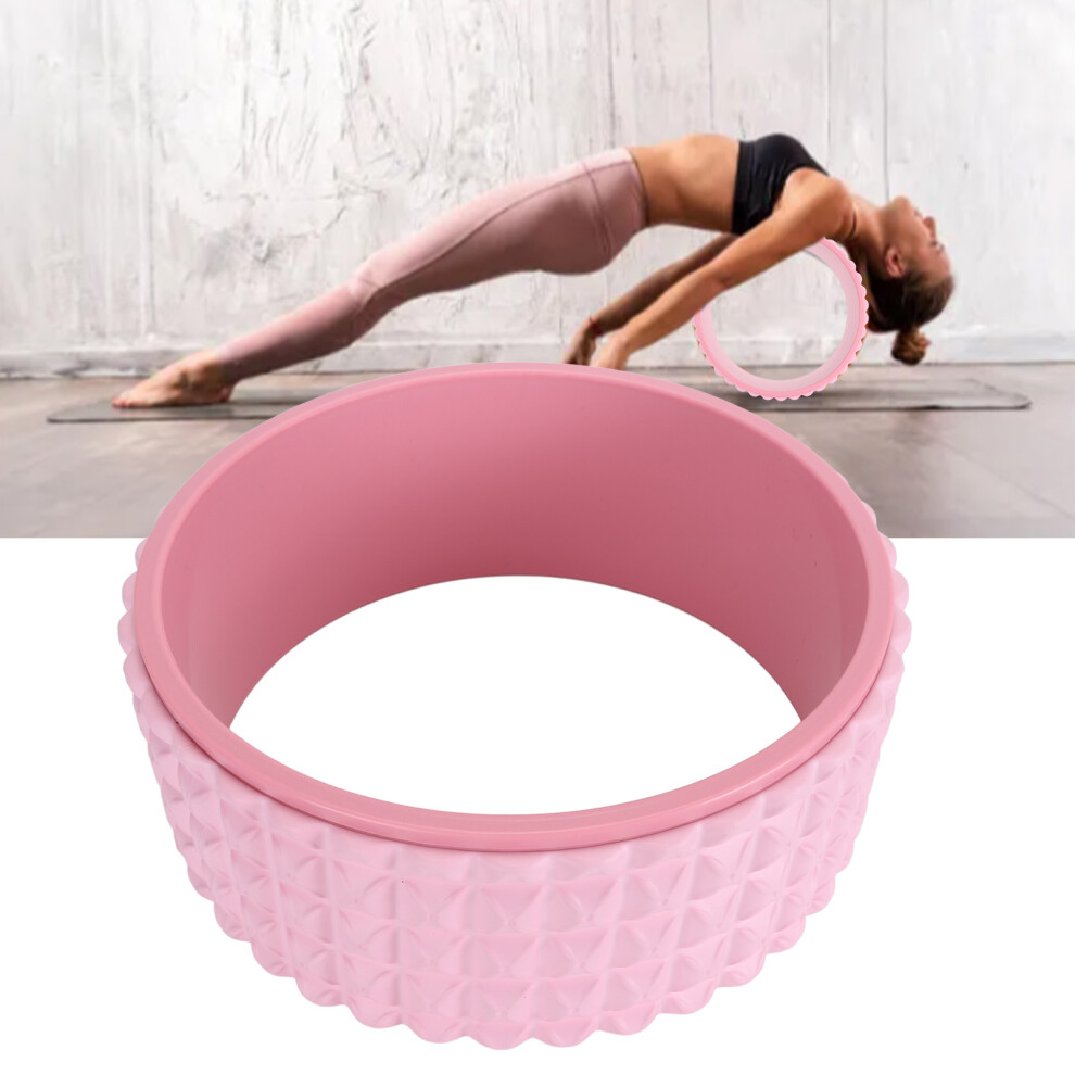 Pink Deep Tissue Massage Back Cracker Wheel, 31cm EVA & PC Roller