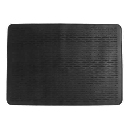 Extra große Silikon-Herdmatte 71x50cm Schwarz 2