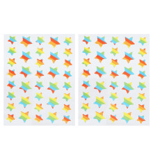 72 pièces de patches anti-boutons en forme d'étoile colorés