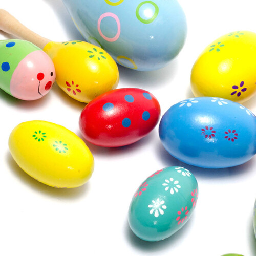 Hand Percussion Maracas with Cute Animal Designs for Rhythm Learning 2