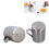 2 Stk. S/P-Form Salz- und Pfefferflasche Silber 7109,7 cm 15