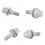 4 Pcs Metal Wheel Bolt Nut Set | Long Durability, Fits Multiple Models 5