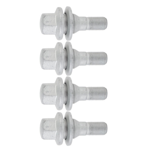 4 Pcs Metal Wheel Bolt Nut Set | Long Durability, Fits Multiple Models