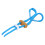 Sangle pour doigt d’archerie en polyester bleu 9 g/0,3 oz 2