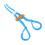 Sangle pour doigt d’archerie en polyester bleu 9 g/0,3 oz 9