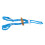Sangle pour doigt d’archerie en polyester bleu 9 g/0,3 oz 14