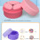 Silikon-Make-up-Dispenser 12 ml Rosa Organizer 8