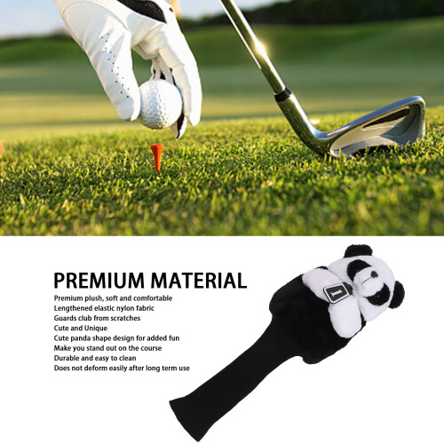 Panda-Plüsch-Golfschlägerkopfabdeckung, Nylon Outdoor 2