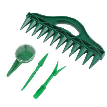 12 Holes Soil Digger Planter & Seeder Spacer, 30x13cm, Plastic