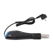 Pistola de aire caliente portátil de 600 W LCD 7 boquillas 24x2 cm ABS