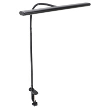 Lampada da tavolo a morsetto, testa da 40 cm, larghezza 3,5 cm, UE 100-240 V