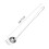 Langer Griff Edelstahl-Löffel, 24,7  3,6 cm, rund 2