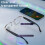 Lightweight Bluetooth Smart Glasses 33g with Open Ear Music & Camera Remote Control 14