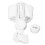 Attelle correctrice ajustable pour hallux valgus, blanche, taille unique. 2