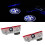 2pcs Vw Led Car Door Shadow Projector Light Laser Welcome Lamp For Passat 4
