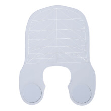 Collare da taglio per capelli in silicone grigio - Taglia unica