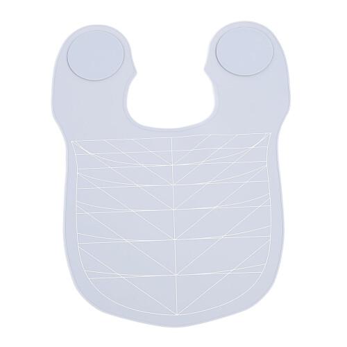 Collare da taglio per capelli in silicone grigio - Taglia unica 1