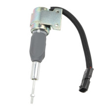 24V Motor Diesel Abschaltmagnetventil 3932530 Kraftstoffabschalt-Flammstop-Magnetventil Ersatz für Cummins 5,9L 6BT Motor