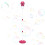 Street Light Bubble 500mAh 20x20x118cm Rosso/Blu 3