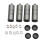 4 Stück Gravierer-Riser 50x18mm silbernes Fußpad 3