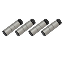 4 Stück Gravierer-Riser 50x18mm silbernes Fußpad