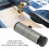 4 Stück Gravierer-Riser 50x18mm silbernes Fußpad 7