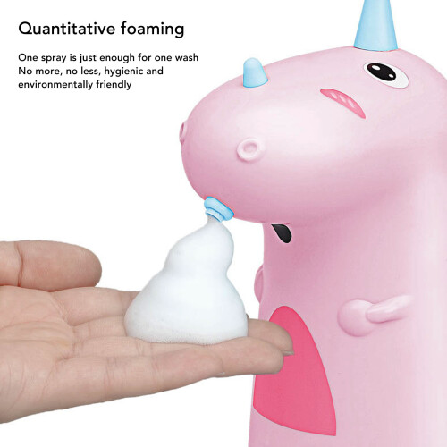 Dispenser automatico di sapone Cartoon 1500mAh Rosa Mini 2