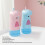 Dispenser automatico di sapone Cartoon 1500mAh Rosa Mini 6