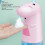 Dispenser automatico di sapone Cartoon 1500mAh Rosa Mini 5