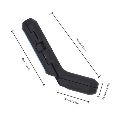 Spelafili portatile in ABS nero 1
