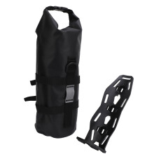 Bolsa para horquilla delantera de bicicleta 5L grande impermeable TPU negra
