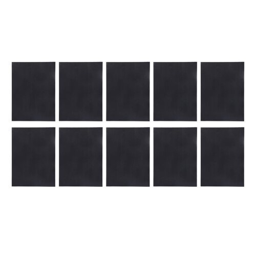 10 Sheets Black Double Sided Laser Testing Paper 210x285mm 2