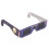 10 piezas de gafas de eclipse solar de papel marrón 1.8oz 12