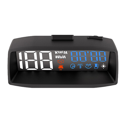 Coche HeadUp Display 108x40x35mm Negro 240mAh 2