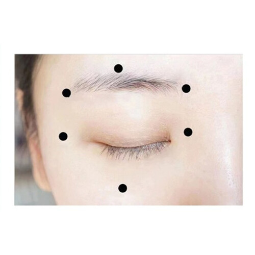 Set di 12 ventose oculari in silicone, rosa 2