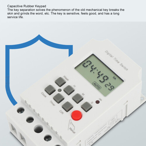 Digitaler Timer-Schalter 28-Gruppen 25 A 200-240 V 2