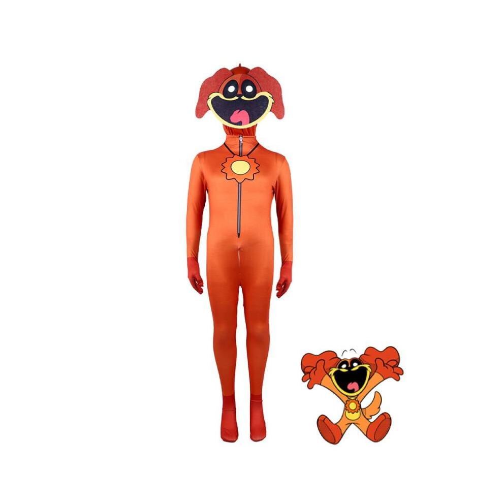 (, Child 120) Smiling Playtime Poppy Critters Cosplay Costume Kids Adult Jumpsuit Halloween Orange