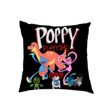 (Color, Velvet) New Children Arrival Poppy Playtime Pillow Case 45cm Kids Huggy Cute Wuggy