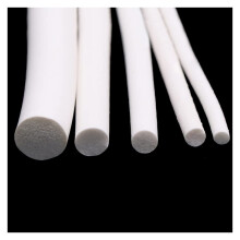 Silicrubber Sponge Strip White Closed-Cell Circular Foam Backer Rod Seal 18 Mm X 1 M