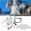 Kit de pompe à air 12 V refroidie par eau 4500 psi 30 MPa 7