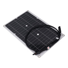 20 W 18 V Flexibles Mono-Si-Panel 16,5 x 11 x 0,1 Zoll schwarz