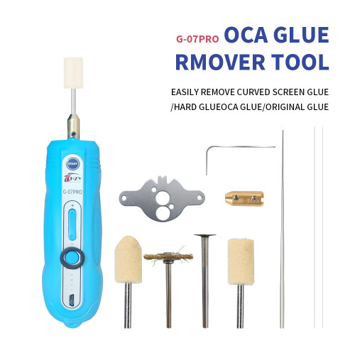 Wireless Glue Remover Tool, 2200mAh, Blue, Fast Charge, Adjustable 3-Level 1