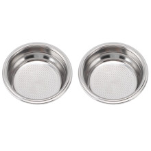 Cestello portafiltro da 58 mm per 2 tazze, 7x2,55 cm, in acciaio inossidabile
