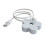 Umidificatore USB a forma di fiore bianco mini con cavo da 1.2m 3