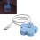Umidificatore USB a forma di fiore piccolo blu mini 5V 1A 8h 9