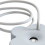 Umidificatore USB a forma di fiore bianco mini con cavo da 1.2m 6